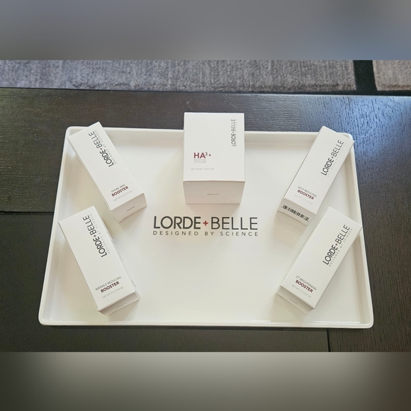 Lorde+Belle Beauty Tray Bundle- Facial Serum & 4 Boosters